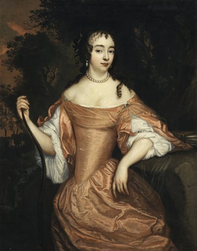Portrait of Maria of Nassau (1642-1688) by Johannes Mytens